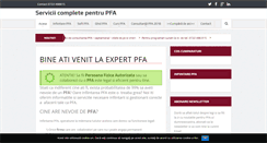 Desktop Screenshot of pfa-consultanta.ro